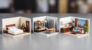 Czym różnią się apartamenty, hostele i hotele?