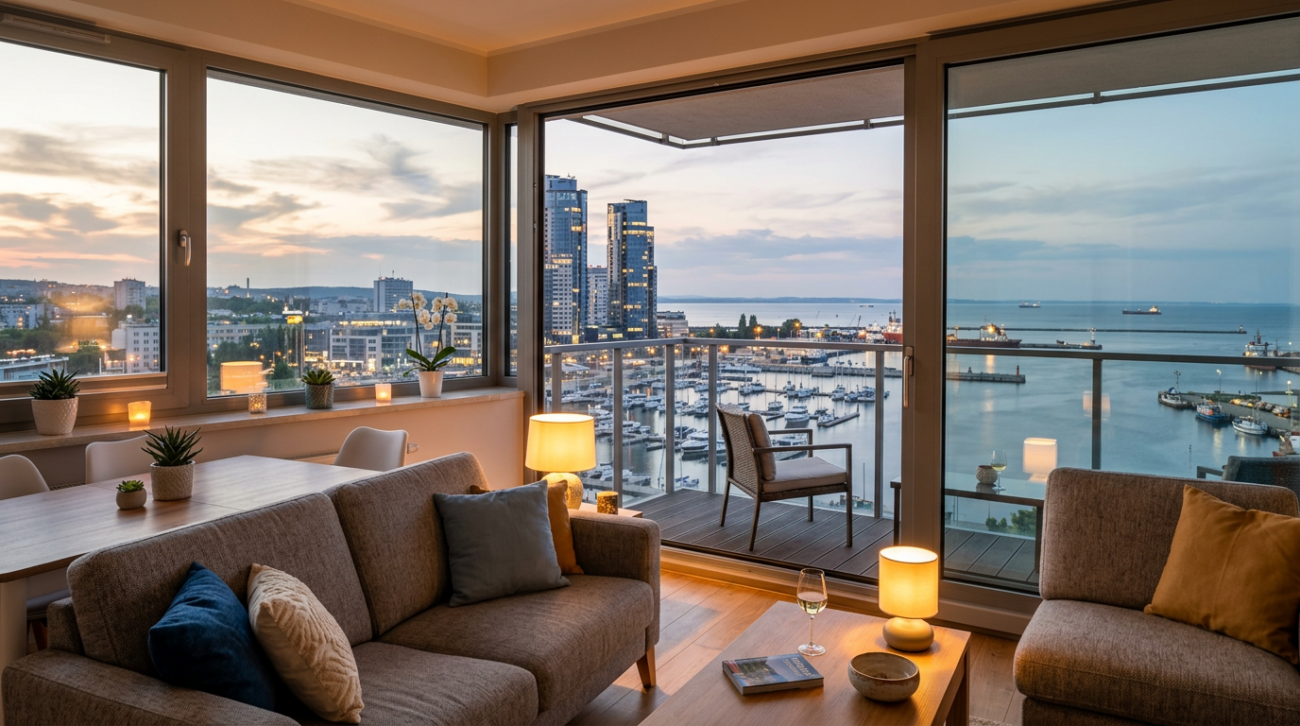 Ranking najlepszych apartamentów w Gdyni 2026 - gdzie warto się zatrzymać nad morzem?