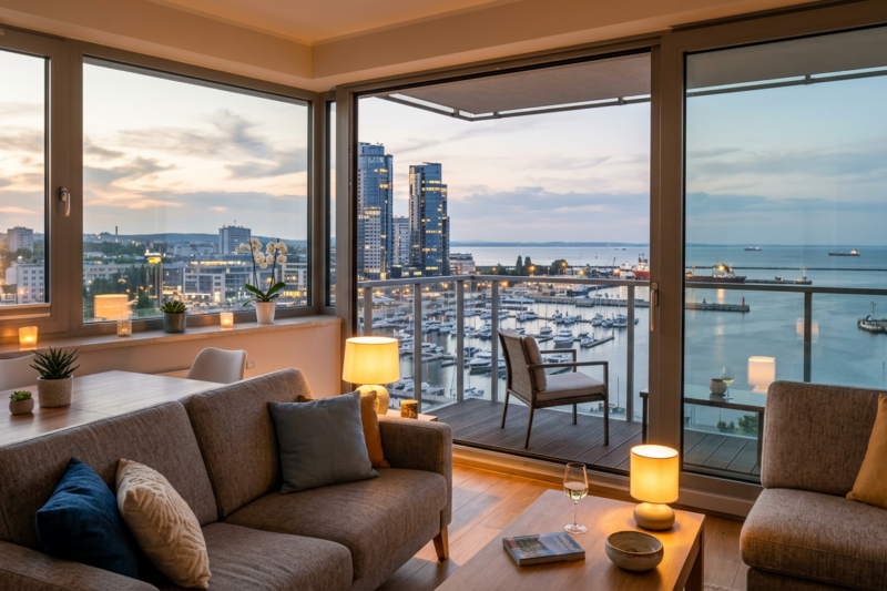 Ranking najlepszych apartamentów w Gdyni 2026 - gdzie warto się zatrzymać nad morzem?