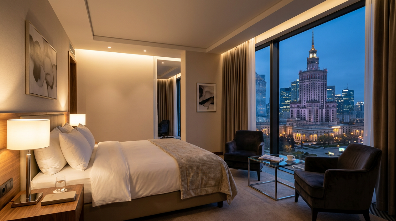 Ranking najlepszych hoteli w Warszawie 2026 - gdzie warto się zatrzymać?