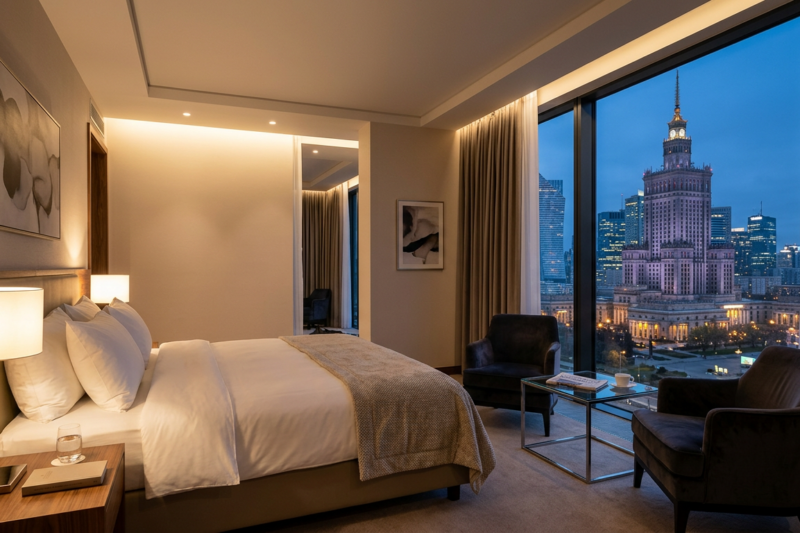 Ranking najlepszych hoteli w Warszawie 2026 - gdzie warto się zatrzymać?